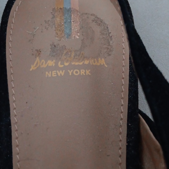 Sam Edelman Preloved Black Suade Slingback Size 7.5. - Picture 6 of 7